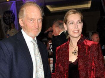 Joanna Haythorn's ex-husband, Charles Dance with Eleanor Boorman.